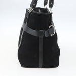 Salvatore Ferragamo Gancini handbag Suede - image 3