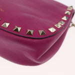 Valentino Garavani Rockstud Saddle Crossbody Bag Leather Mini - image 11
