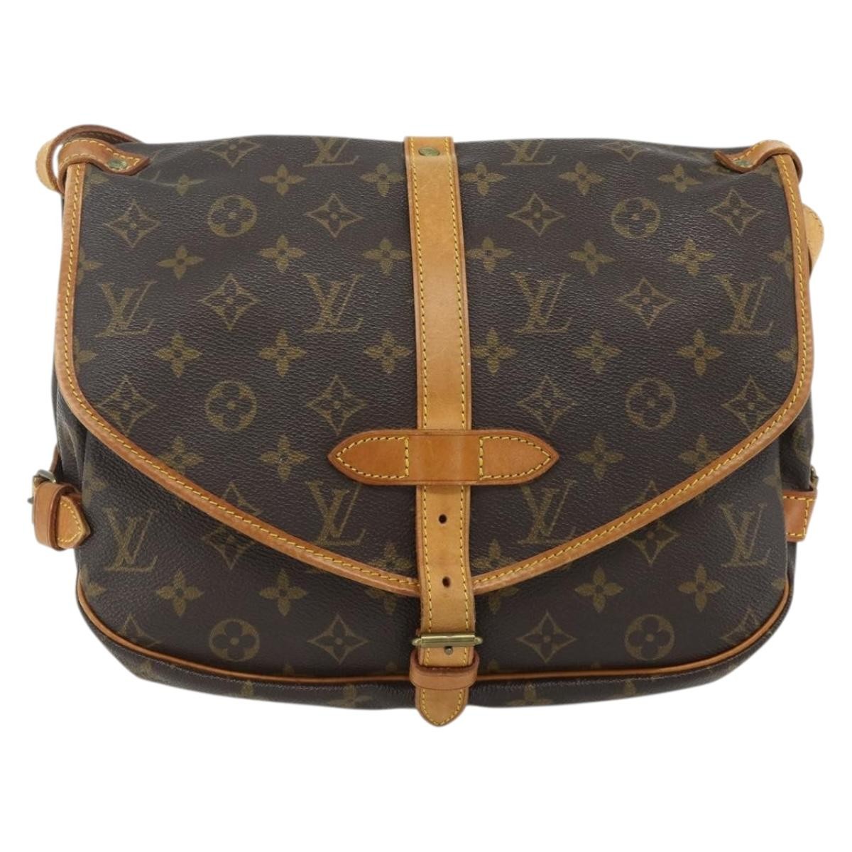 Louis Vuitton Saumur Handbag Monogram Canvas 30 - image 1