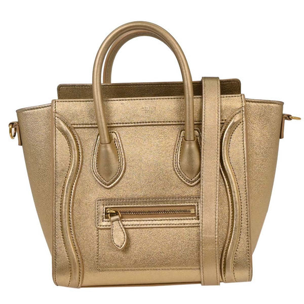 Celine Luggage Bag Smooth Leather Nano - image 1