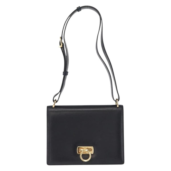 Salvatore Ferragamo Gancini Shoulder Bag Leather - image 1