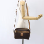 Celine Vintage Macadam Shoulder Bag Canvas and Leather - image 13