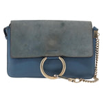 Chloe Faye Shoulder Bag Leather and Suede Small - image 18