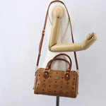 MCM Visetos logogramme Handbag Canvas and Leather - image 13