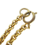 Chanel CC Heart Pendant Necklace Metal - image 6