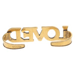 Gucci Loved Palm Cuff Ring Crystal Embellished Metal - image 2