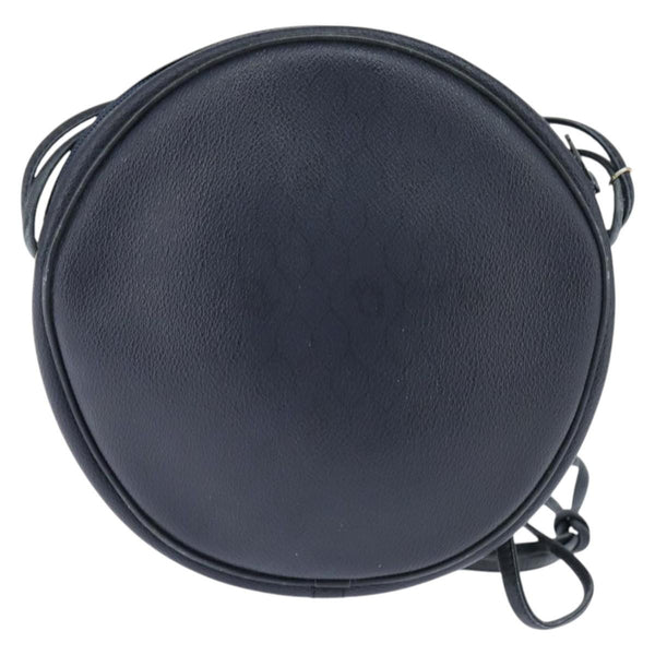 Christian Dior Vintage Honeycomb Shoulder Bag Canvas and Leather