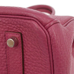 Hermes Birkin Handbag Pink Togo with Palladium Hardware 35 - image 7