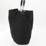 Gucci Vintage Bamboo Handle Open Hobo Nylon Medium - image 4