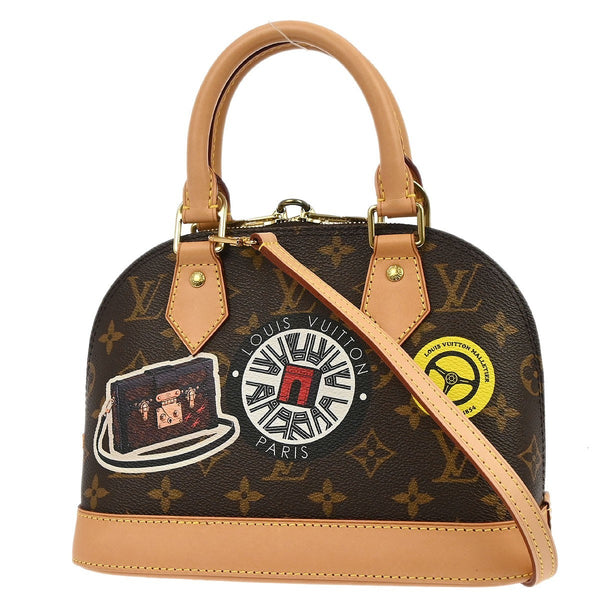 Louis Vuitton Alma Handbag Limited Edition World Tour Monogram Canvas BB