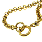 Chanel CC Heart Pendant Necklace Metal - image 6