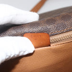 Celine Vintage Macadam Shoulder Bag Canvas and Leather - image 8