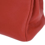 Hermes Birkin Handbag Red Togo with Palladium Hardware 35 - image 8