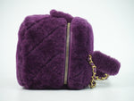 Chanel Coconing Top Handle Vanity Case with Chain Quilted Shearling Small - image 3