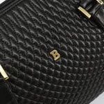 Bally Vintage Handbag Quilted Leather - image 19