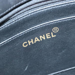 Chanel Vintage So Black Diana Flap Bag Quilted Patent Medium - image 7