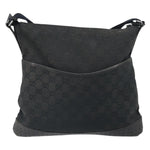 Gucci Zip Messenger Bag GG Canvas with Perforated Leather Medium - image 1