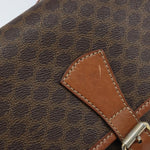 Celine Vintage Macadam Shoulder Bag Canvas and Leather - image 18