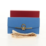 Salvatore Ferragamo Gancini Flap Continental Wallet Leather Long - image 13
