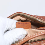 Celine Vintage Macadam Shoulder Bag Canvas and Leather - image 7