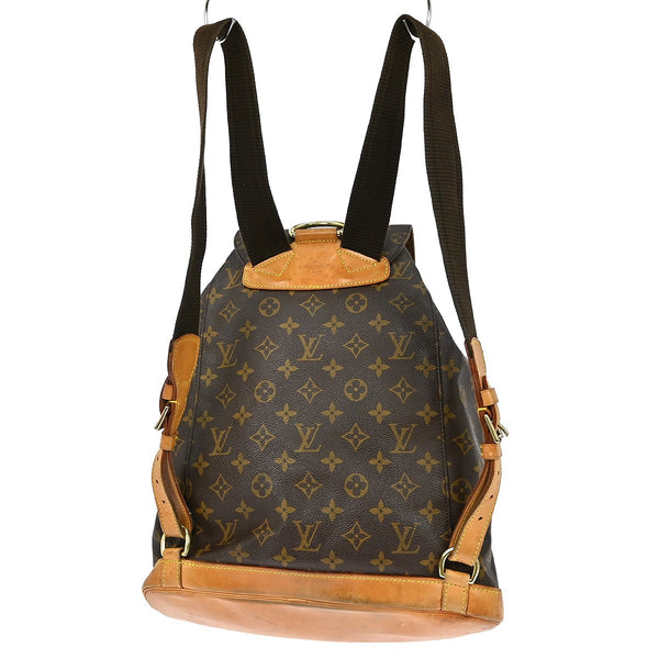 Louis Vuitton Vintage Montsouris Backpack Monogram Canvas MM