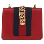 Gucci Sylvie Chain Shoulder Bag Leather Mini - image 2