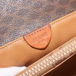 Celine Vintage Macadam Shoulder Bag Canvas Small - image 6