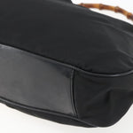 Gucci Vintage Bamboo Handle Open Hobo Nylon Medium - image 9