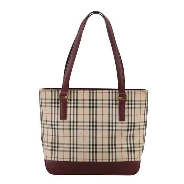Burberry Nova Check Tote Canvas and Leather - image 1