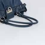 Salvatore Ferragamo Gancini handbag Leather - image 8