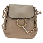 Chloe Faye Backpack Leather and Suede Small - image 17