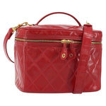 Chanel Vintage Vanity Case Patent Small - image 1