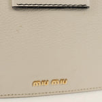 Miu Miu Madras Crystal Buckle Shoulder Bag Leather Small - image 20