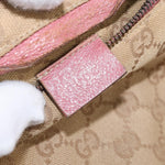 Gucci Vintage Double Belt Bag GG Canvas with Leather Small - image 16