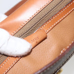 Celine Vintage Macadam Shoulder Bag Canvas and Leather - image 7