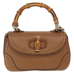 Gucci New Bamboo 1921 Top Handle Bag Leather Medium - image 1