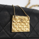 Chanel Vintage Square CC Flap Bag Quilted Lambskin Medium - image 13