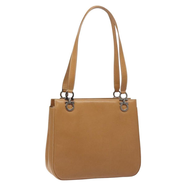 Salvatore Ferragamo Gancini Shoulder Bag Suede