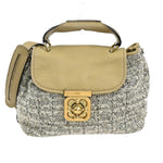 Chloe Elsie Shoulder Bag Tweed Leather - image 1