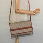 Celine Vintage Macadam Shoulder Bag Canvas and Leather - image 13