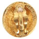 Chanel Vintage 31 Rue Cambon Round Clip-On Earrings Metal - image 3
