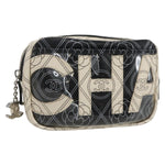 Chanel Logo Camera Case Clutch Printed Coated Canvas - image 1