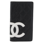 Chanel Cambon Bifold Wallet Quilted Lambskin Long - image 1
