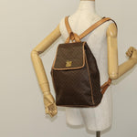 Celine Vintage Drawstring Flap Backpack Macadam Coated Canvas - image 14