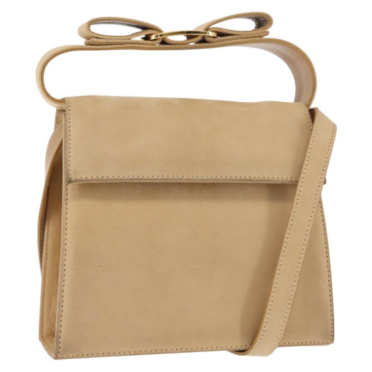 Salvatore Ferragamo Vala Handbag Suede - image 1