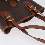 Celine Vintage Macadam Tote bag Canvas and Leather - image 17
