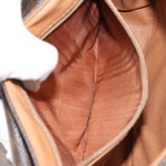 Celine Vintage Macadam Shoulder Bag Canvas and Leather - image 16