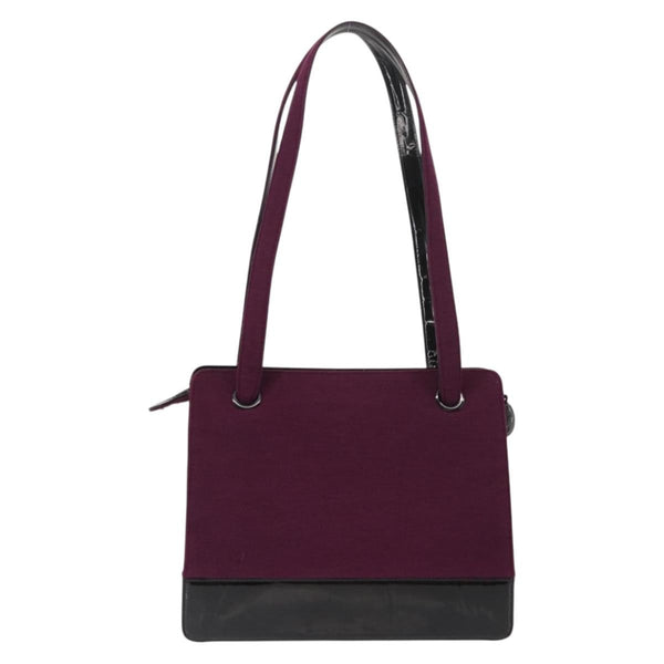 Chanel Vintage Logo Tote Cotton