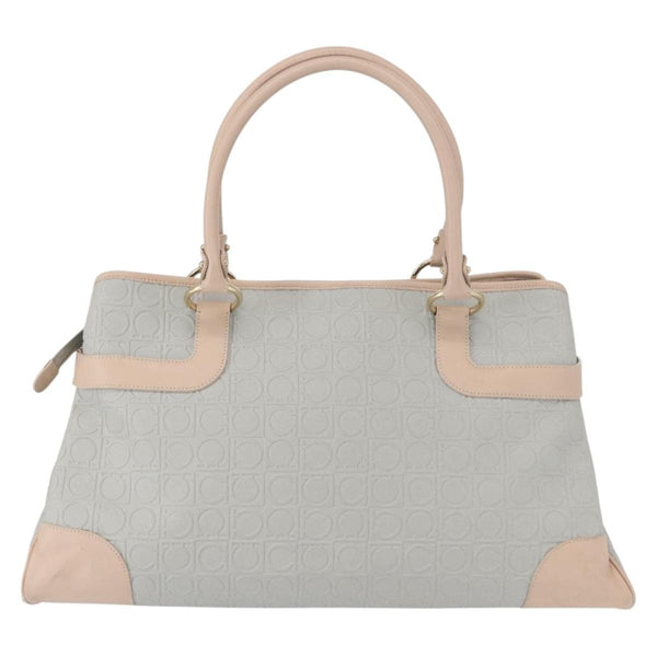 Salvatore Ferragamo Gancini Tote Leather