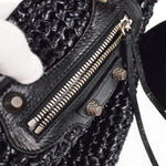 Balenciaga Le Cagole Panier Raffia with Leather - image 6